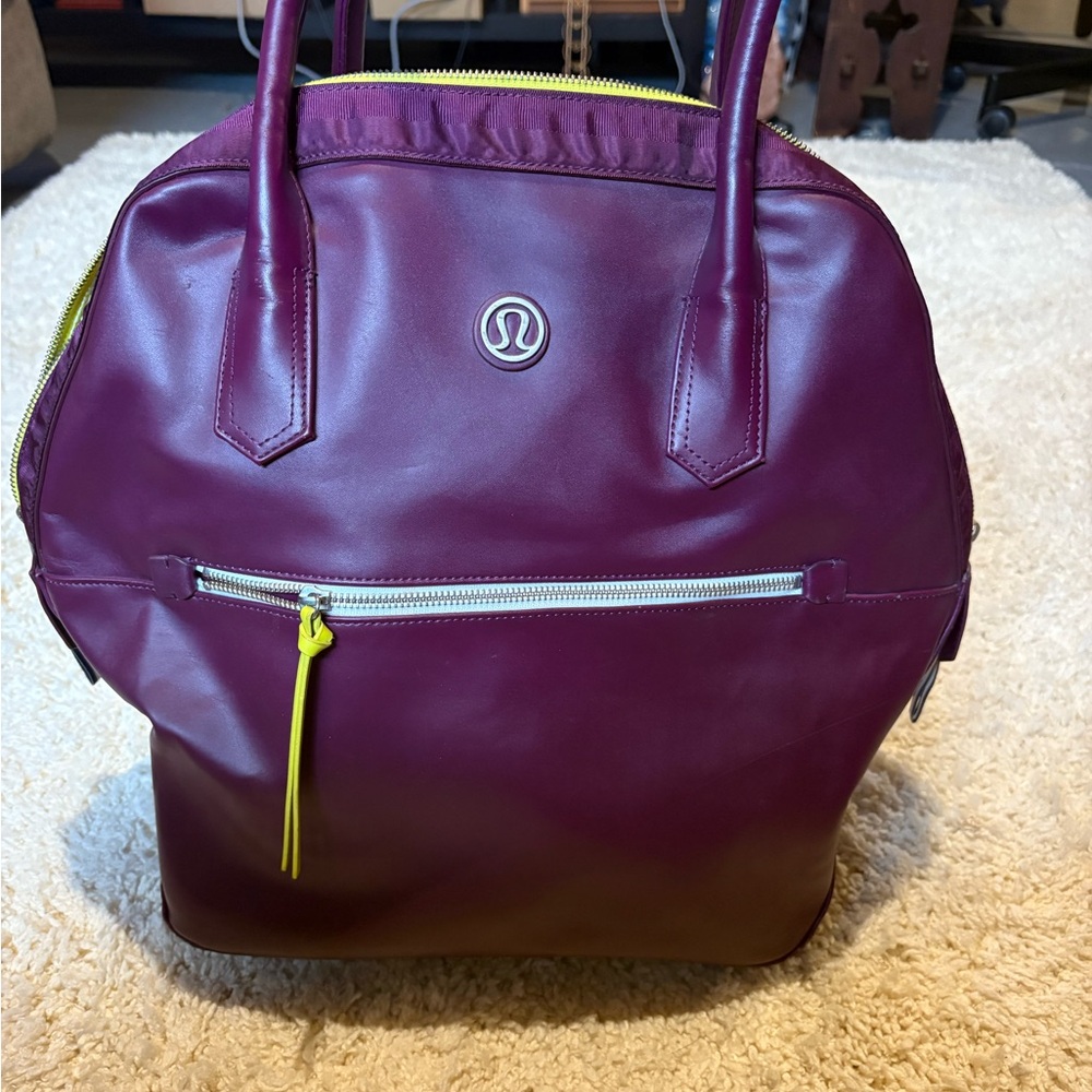 Lululemon Athletica Deep Purple Tote Bag